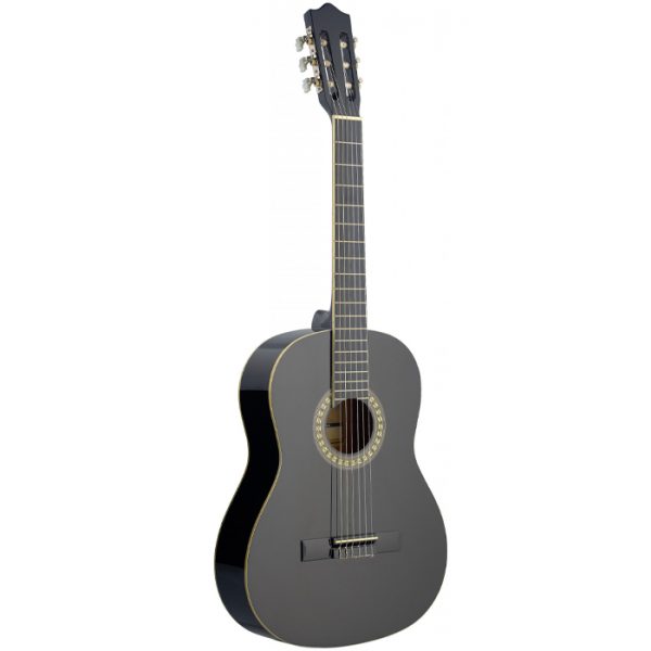 Stagg C542 4/4 Black Classical Guitar with Basswood Top