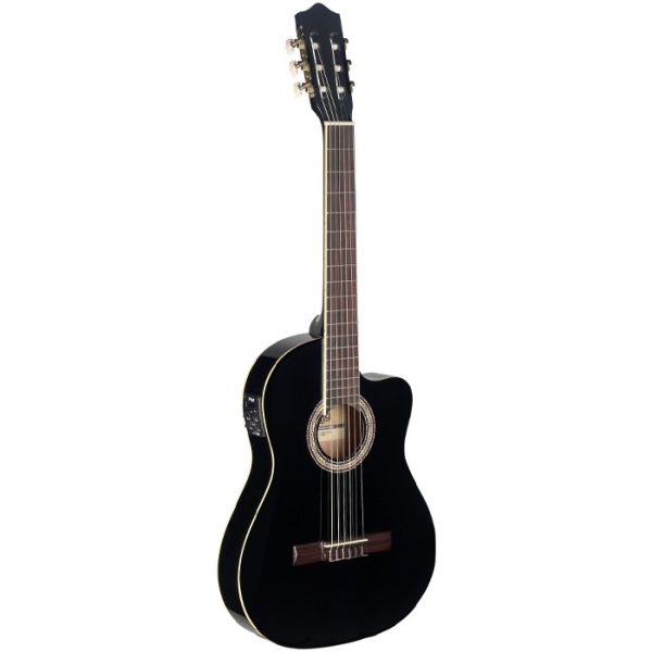 Stagg C546TCE-BK Electro-Acoustic Classical Guitar