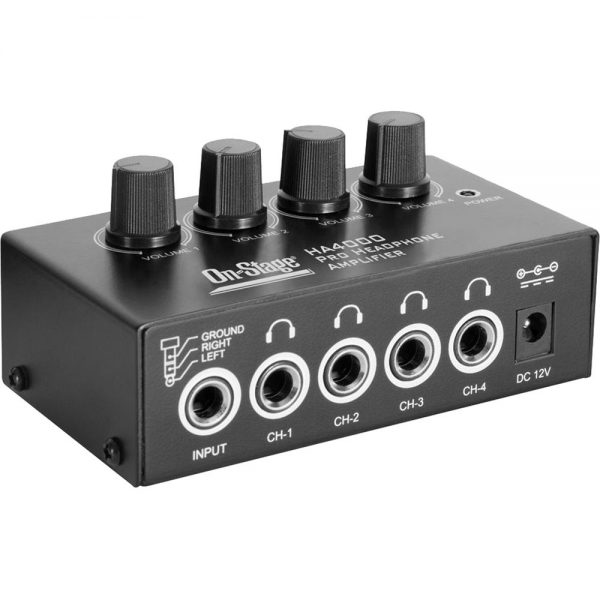 On Stage HA4000     4-Channel Headphone Amp
