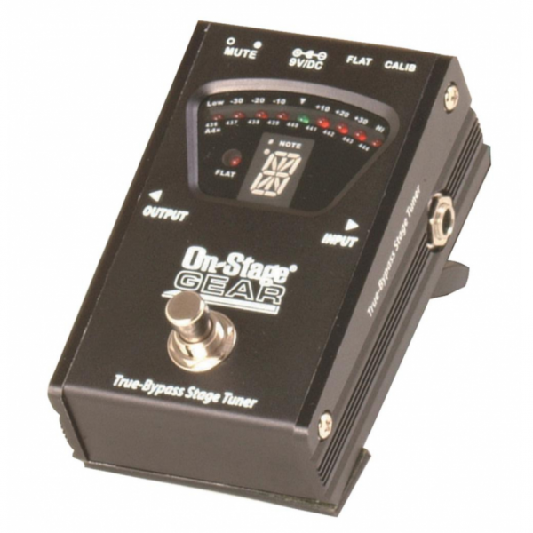 On Stage GTA7800 True-Bypass Pedal Tuner