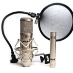 CAD GXL3000SP Studio Pack with one GXL3000 Multi-Pattern Condenser Microphone one GXL 1200 Cardioid Condenser Microphone one EPF15A pop filter