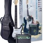 Stagg ESURF 250 BK UK Surfstar Electric Guitar and Amp Pack - Black