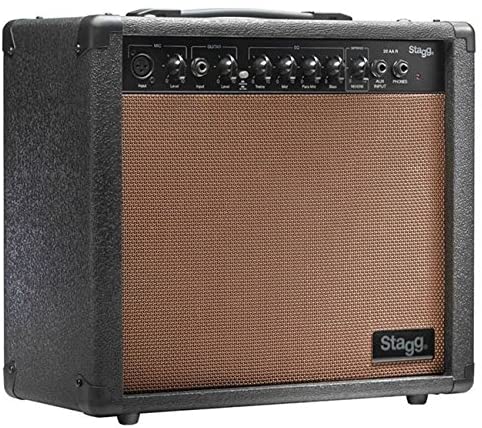 Stagg 20 AA R  >>  20W Acoustic Guitar Amplifier with Spring Reverb