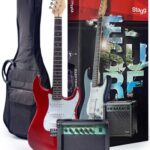 Stagg ESURF 250 TR EU Electric Guitar Starter Pack - Transparent Red
