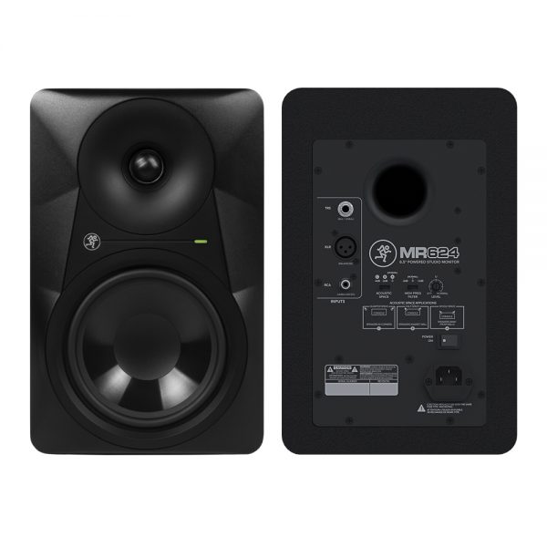 Mackie MR624 - 6.5" 2-Way Powered Studio Monitor (Pair)