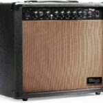 Stagg 40 AA R - 40 Watt RMS Acoustic Guitar Amplifier with Spring Reverb