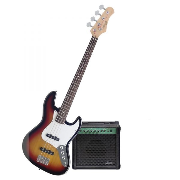 Stagg B300SB (Sunburst) Package - Bass Package