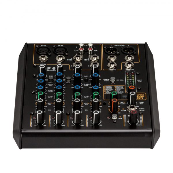 RCF F 6X 6 Channel Mixing Console with Multi-FX