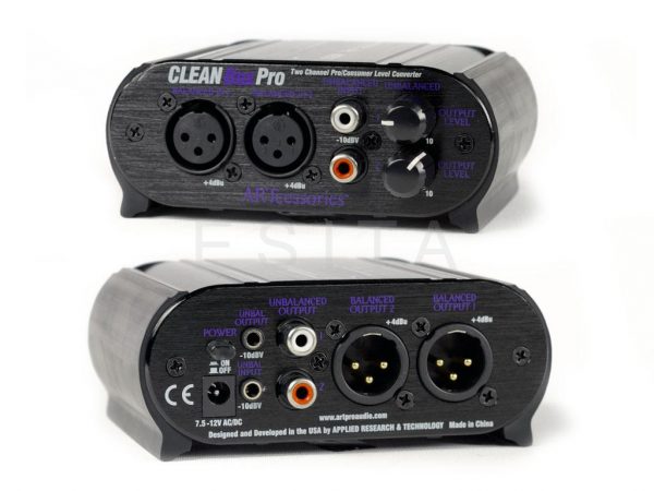 ART CleanBox Pro – Dual Channel Level Converter – The Music Source