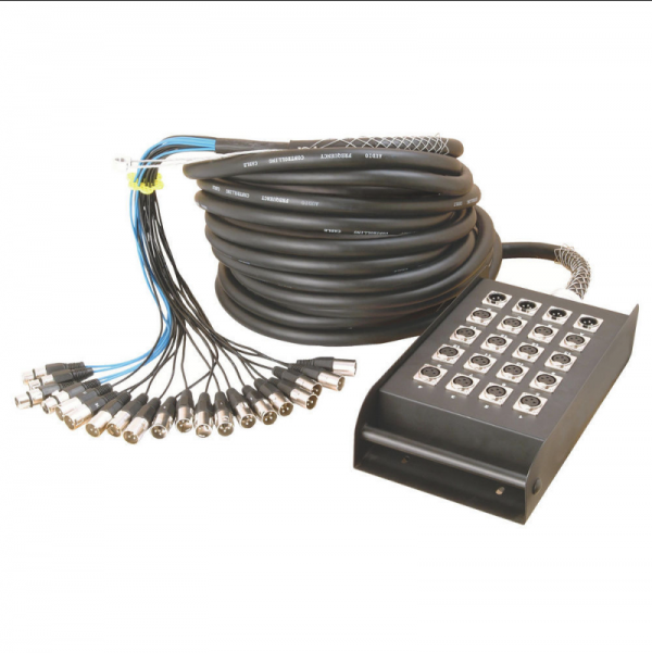 On Stage SNK164100V2100' 16-Channel/4-Return Stage Snake