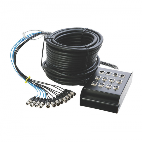 On Stage SNK8450V250' 8-Channel/4-Return Stage Snake