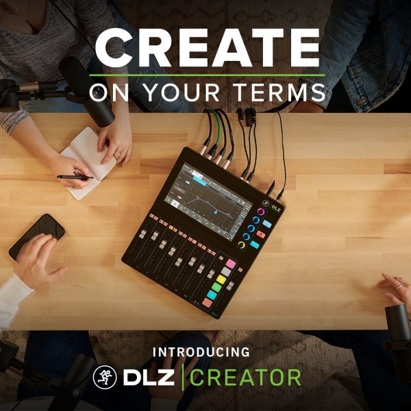MACKIE DLZ CREATOR ADAPTIVE DIGITAL MIXER FOR PODCASTING AND STREAMING
