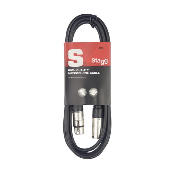 Stagg SMC3 - Microphone cable, XLR/XLR (m/f), 3 m (10')