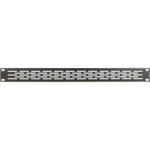 On-Stage RPV1000 Vented Rack Panel (Black, 1 RU)