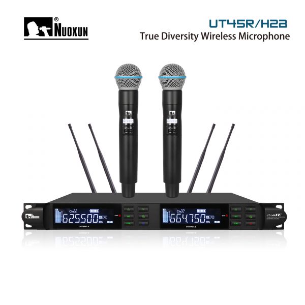 Nuoxun - UT-45R H23 Dual Channel True Diversity Handheld Set