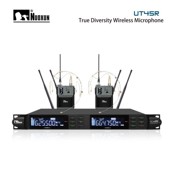 Nuoxun – UT-45R R01H Dual Channel True Diversity Headworn Set