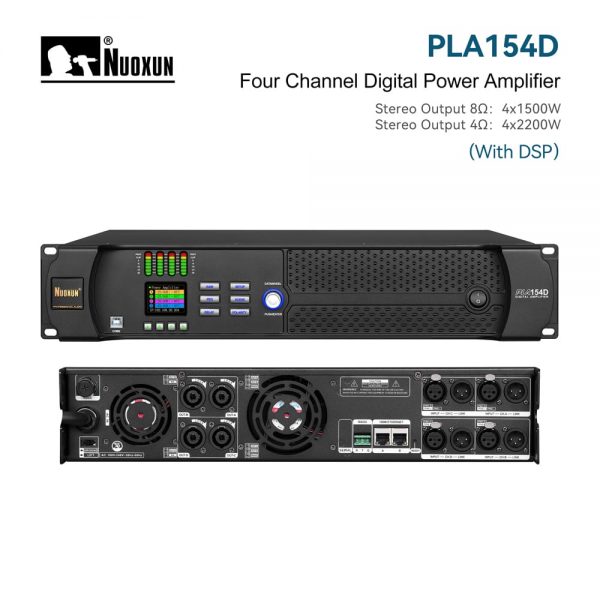 Nuoxun PLA154D - 4 Channel DSP Digital Power Amplifier