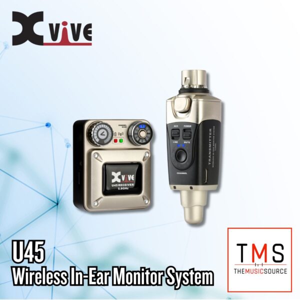 Xvive Audio U45 Wireless In-Ear Monitor System (5.8 GHz)