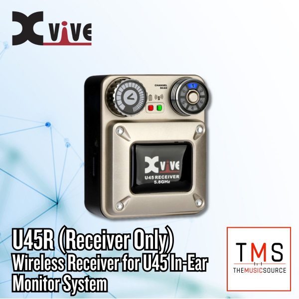 Xvive Audio U45R Wireless Receiver for U45 In-Ear Monitor System (5.8 GHz)