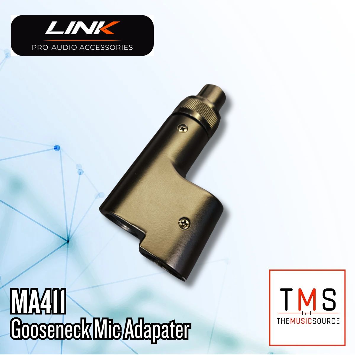 4 LINK MA411 - Gooseneck Mic Adapter - Image 1